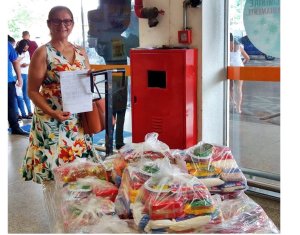 Amapi entrega cestas básicas do Pedal Solidário a instituições sociais
